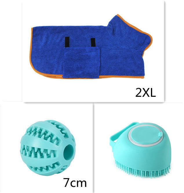 2-in-1 Silikon Bade- & Massagehandschuh für Hunde – Mit integriertem Seifen-Spender