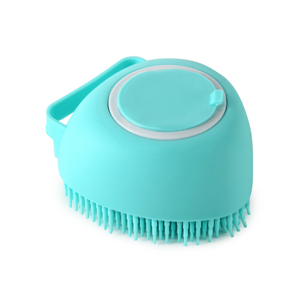 2-in-1 Silikon Bade- & Massagehandschuh für Hunde – Mit integriertem Seifen-Spender