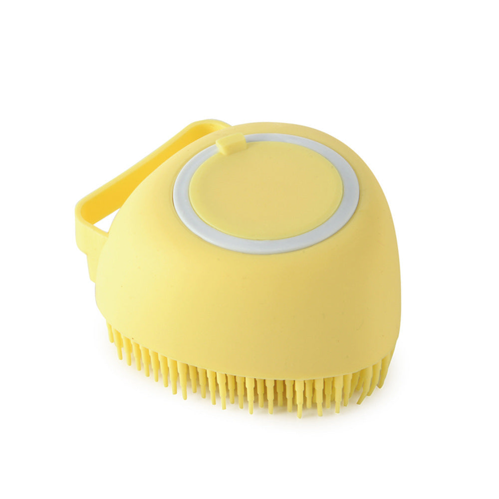 2-in-1 Silikon Bade- & Massagehandschuh für Hunde – Mit integriertem Seifen-Spender