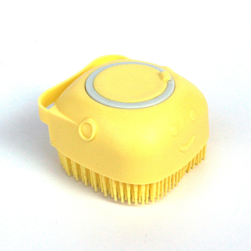 2-in-1 Silikon Bade- & Massagehandschuh für Hunde – Mit integriertem Seifen-Spender