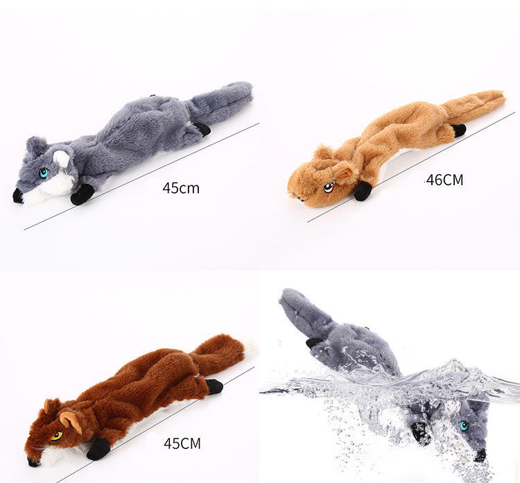 Robustes Plüsch-Hundespielzeug – Tierdesign mit Zahnpflege-Effekt & Anti-Beiß-Funktion