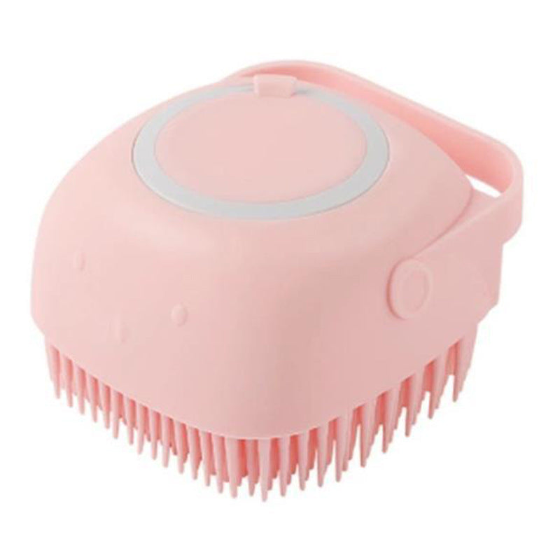 2-in-1 Silikon Bade- & Massagehandschuh für Hunde – Mit integriertem Seifen-Spender