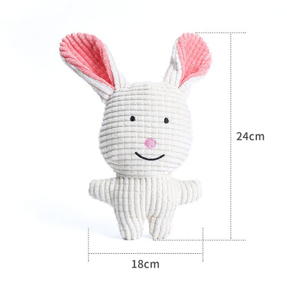 Kuscheliges Quietschspielzeug für Hunde – Süße Tierformen & bissfestes Design