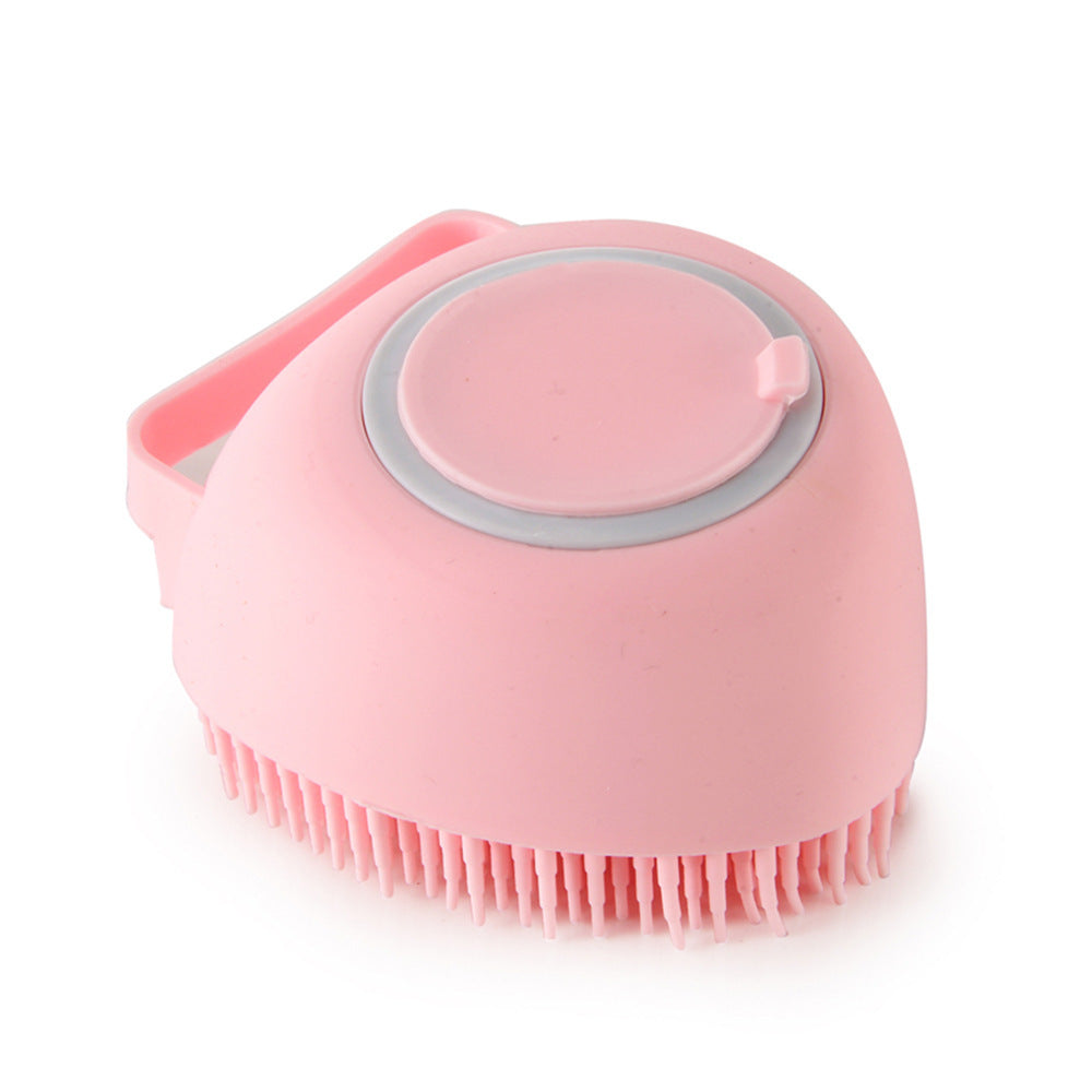 2-in-1 Silikon Bade- & Massagehandschuh für Hunde – Mit integriertem Seifen-Spender