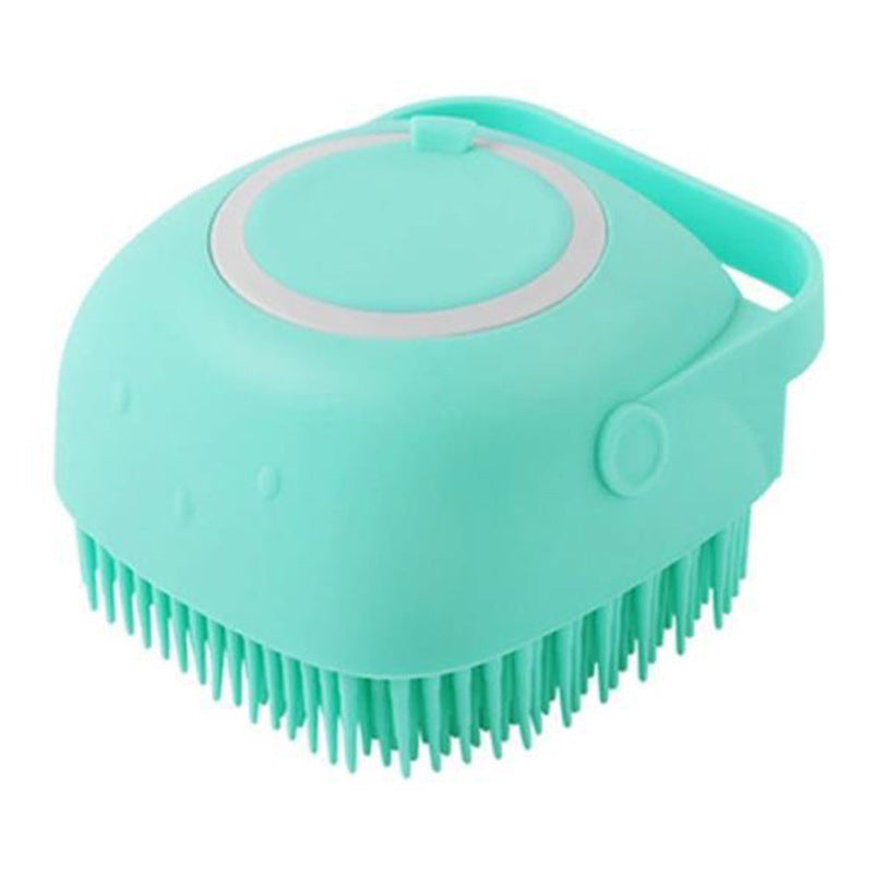 2-in-1 Silikon Bade- & Massagehandschuh für Hunde – Mit integriertem Seifen-Spender