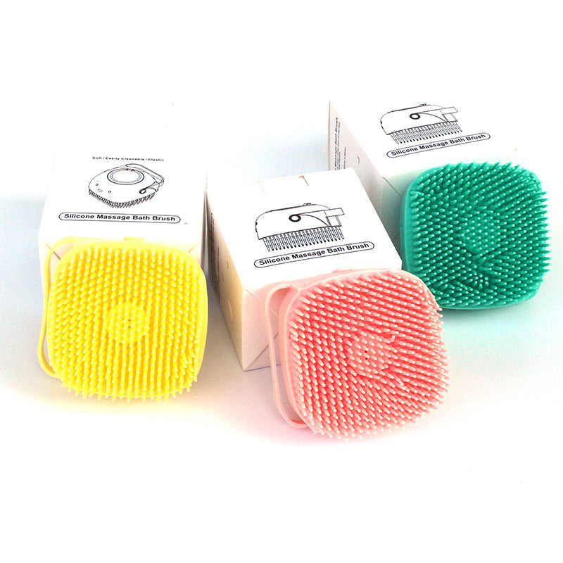 2-in-1 Silikon Bade- & Massagehandschuh für Hunde – Mit integriertem Seifen-Spender